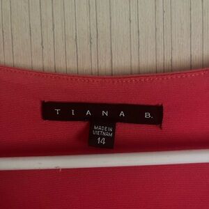 Tiana B. Vibrant Coral Dress